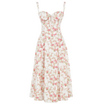 Viral Floral Bustier Sundress