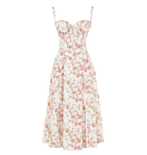 Viral Floral Bustier Sundress